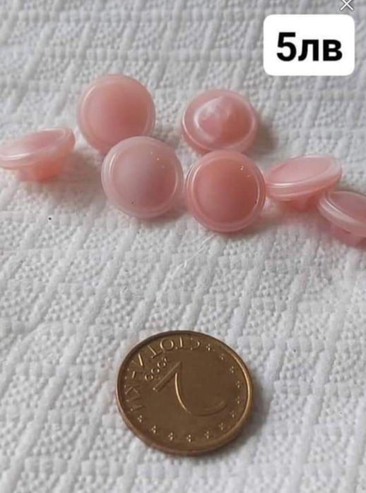 антикварни стъклени копчета  френски