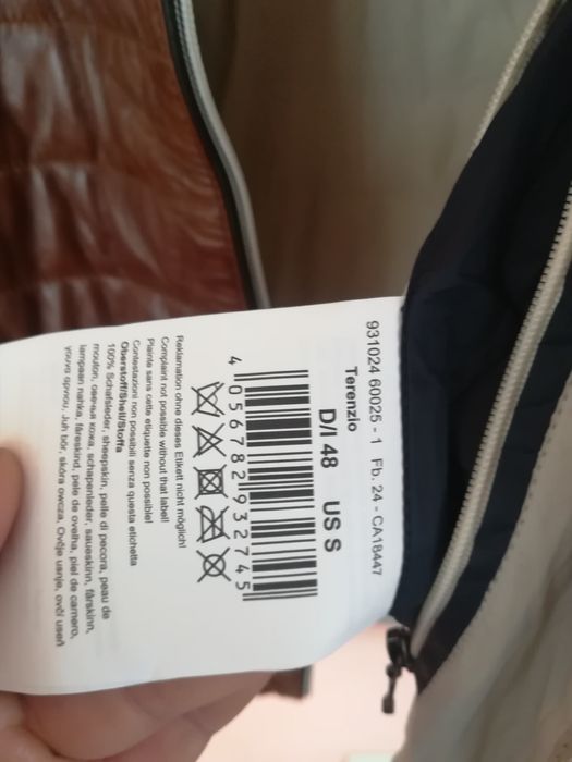 Geaca piele bărbați Milestone mărimea 48