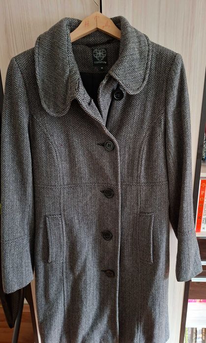 Дамско сиво палто