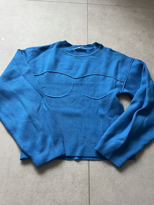 Синя блуза Mango