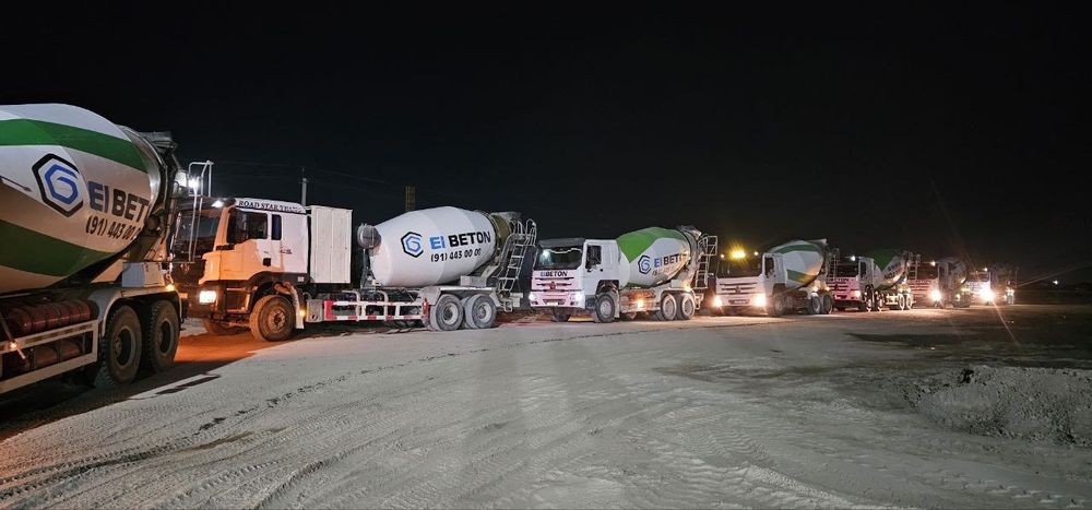 El Beton 24/7 Xizmat qiladi.