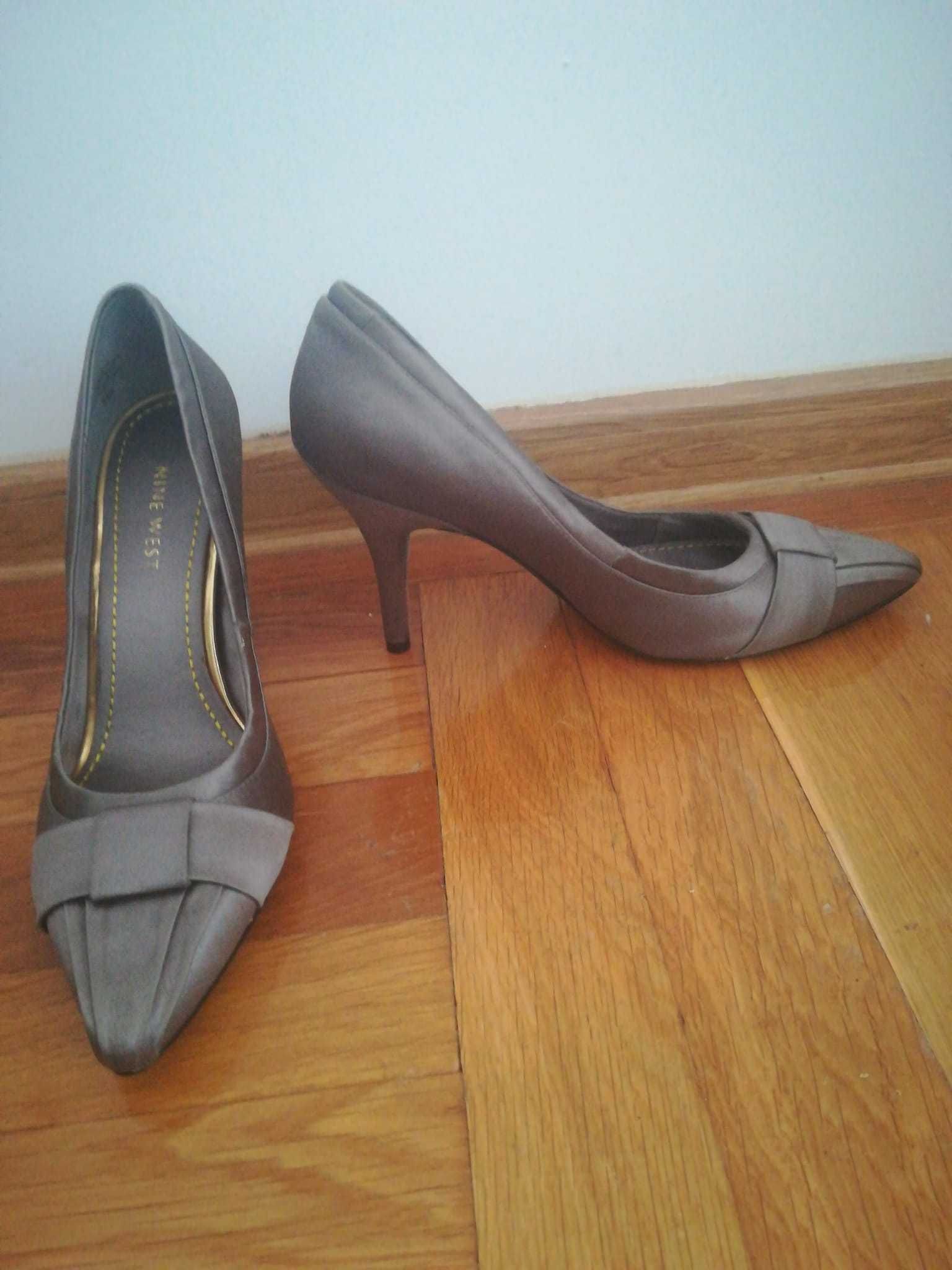 Pantofi din satin, noi, marimea 37 EU