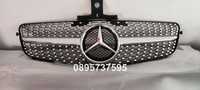 Нова предна решетка W204 тип диамант Ц В204 Mercedes АМГ AMG