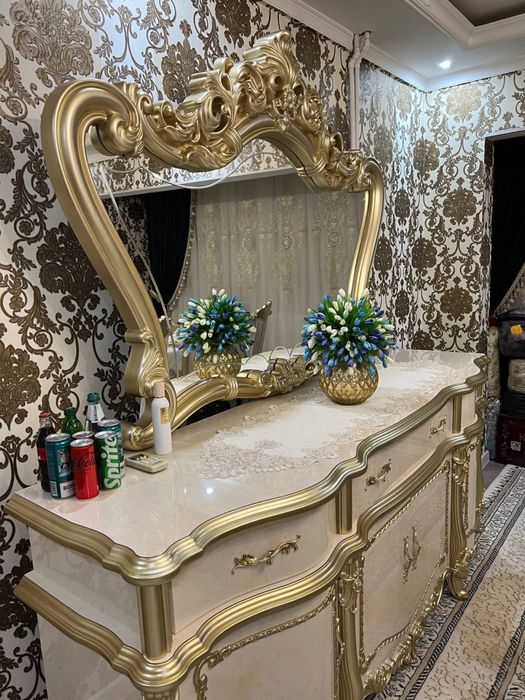 Stol stul 12 talik kamoti bilan