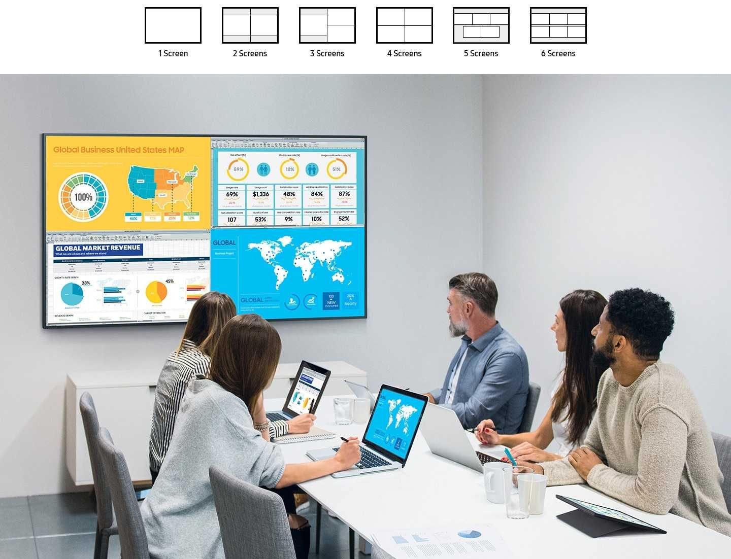 } Профессиональный дисплей Samsung 50" LH50QMCEBGCXCI VA/UHD