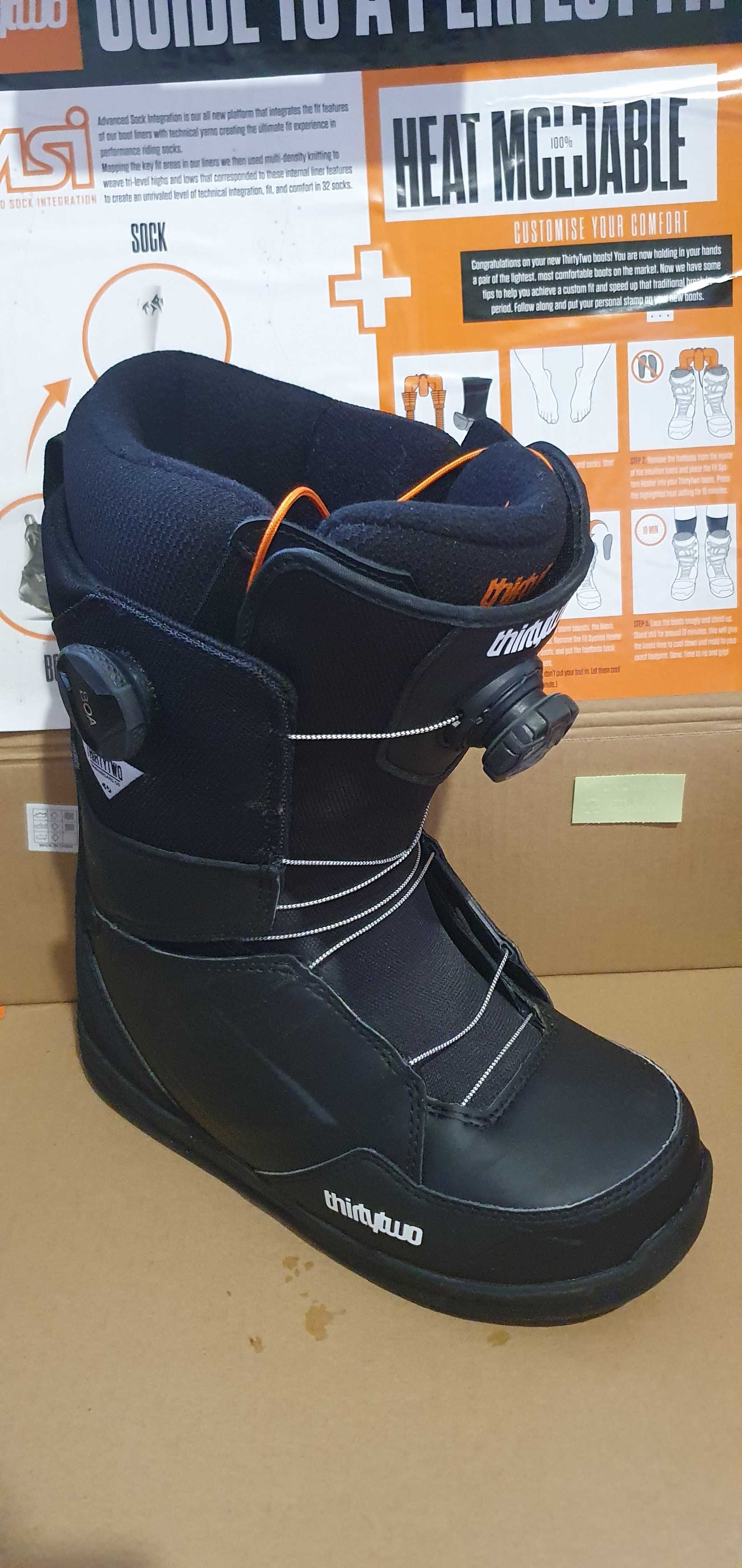 Сноуборд обувки - THIRTYTWO Lashed Double Boa '22 black