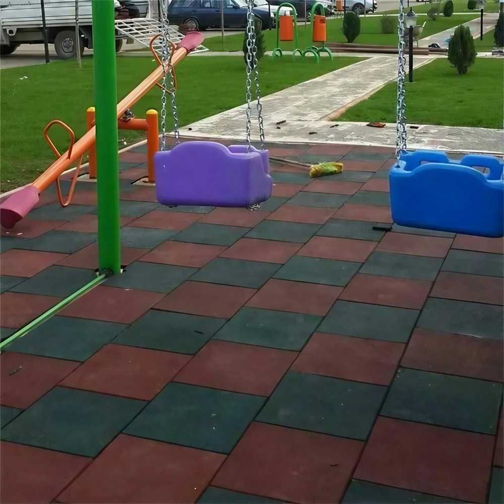 Pезиновые плитки для детские площадки от производителя BIRINCHI QO'L