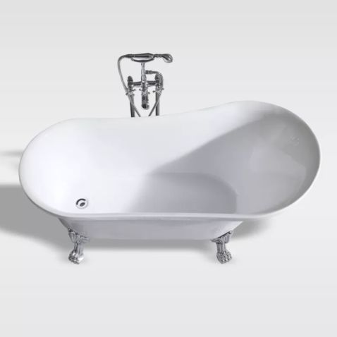 Cadă freestanding cu picioare model retro