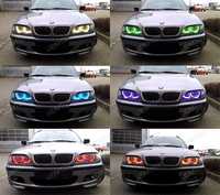 Angel Eyes multicolor LED-RGB BMW E46, E36, E39,E38,E53 16 culori