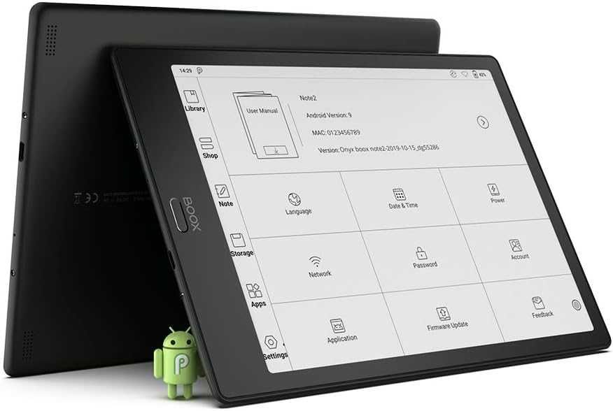 E Ink Таблет Onyx BOOX Note2 (Android, 10.3", със стилус)