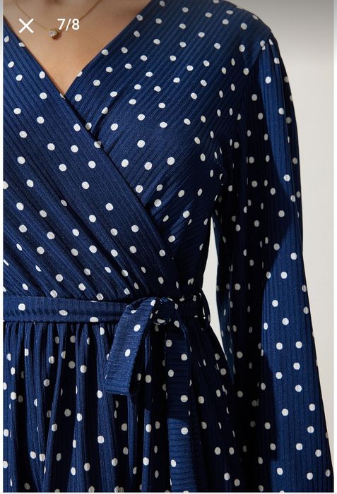 Rochie midi cu buline