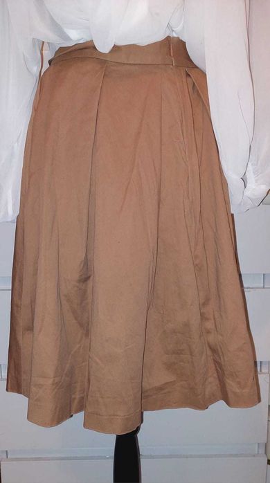 Fusta office superba closmidi cu buzunare, cu pliuri TRANSPORT GRATUIT