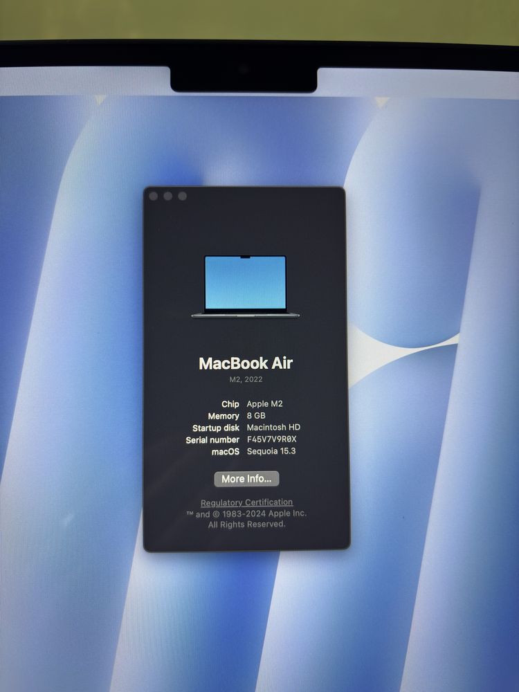 Macbook Air M2 2022