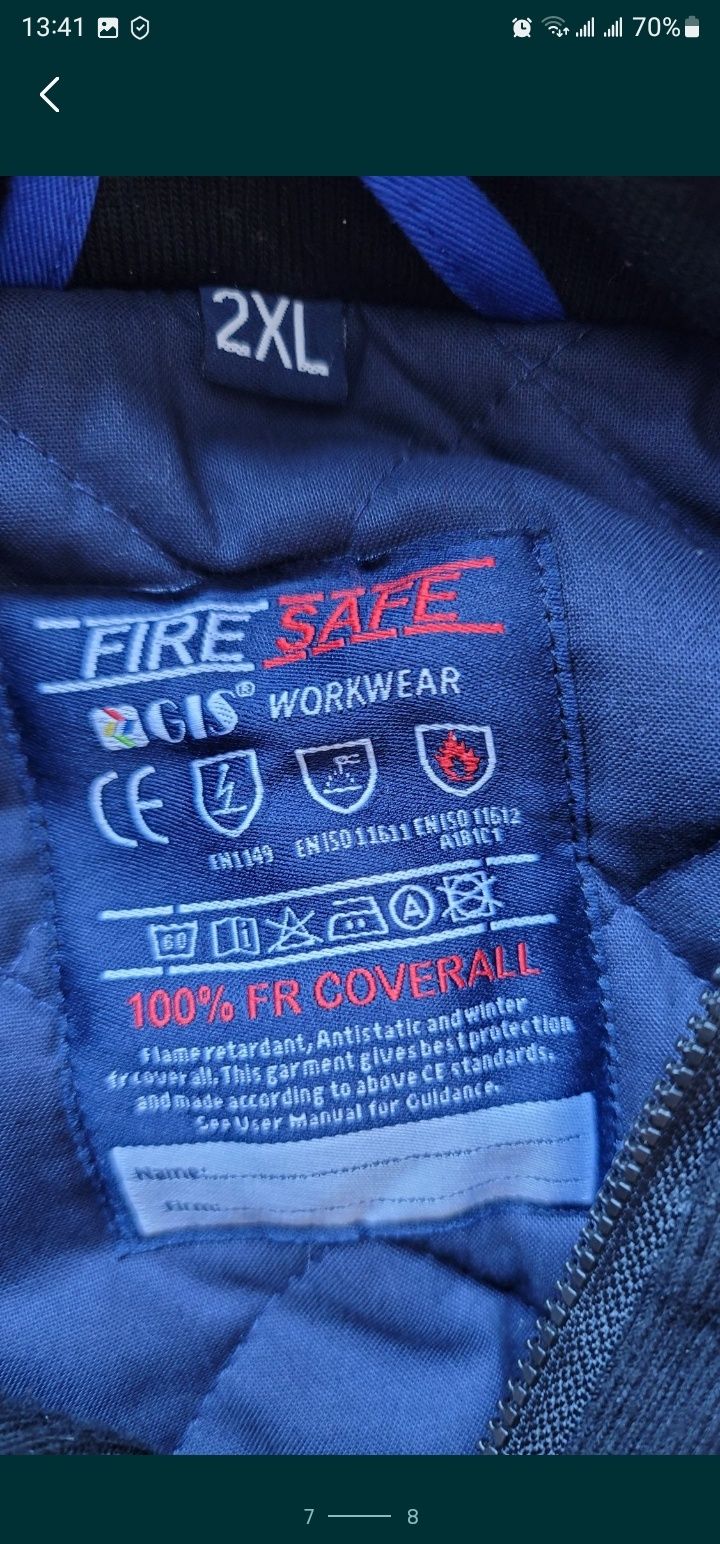 куртка зимняя сэфти синий цвет