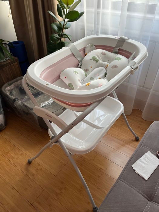 Cădiță pliabilă cu suport