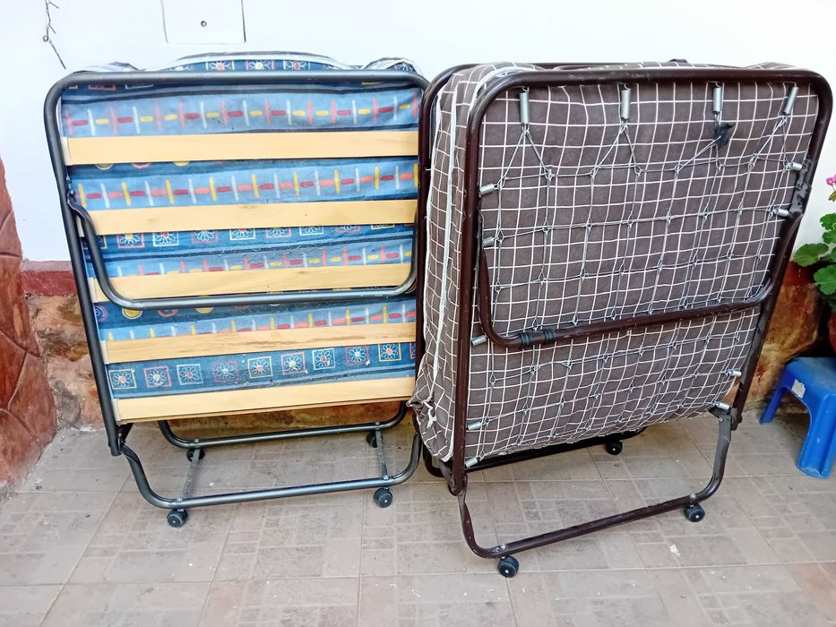 Pat pliabil cu  saltea 190x80