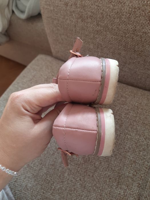 Детски официални обувки Next 27,5/ 9,5 в пепел от рози