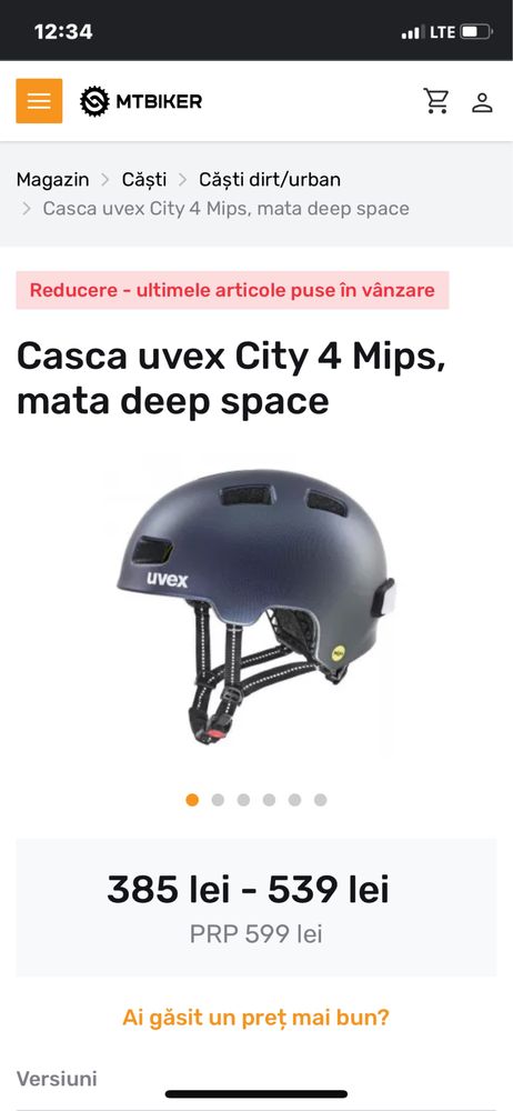 Uvex casca bicicleta helmet