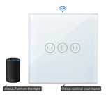 Intrerupator Touch din sticla actionare jaluzele WiFi