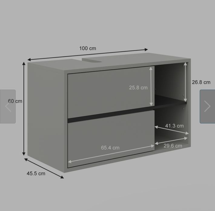 Шкаф за подмивка Vicco 3097
