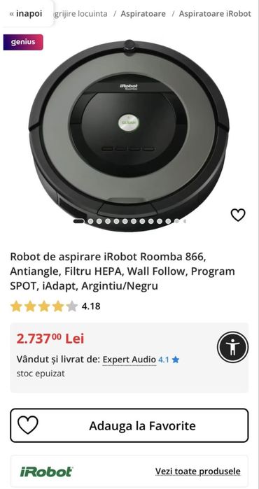 Robot Roomba Clean Profesional