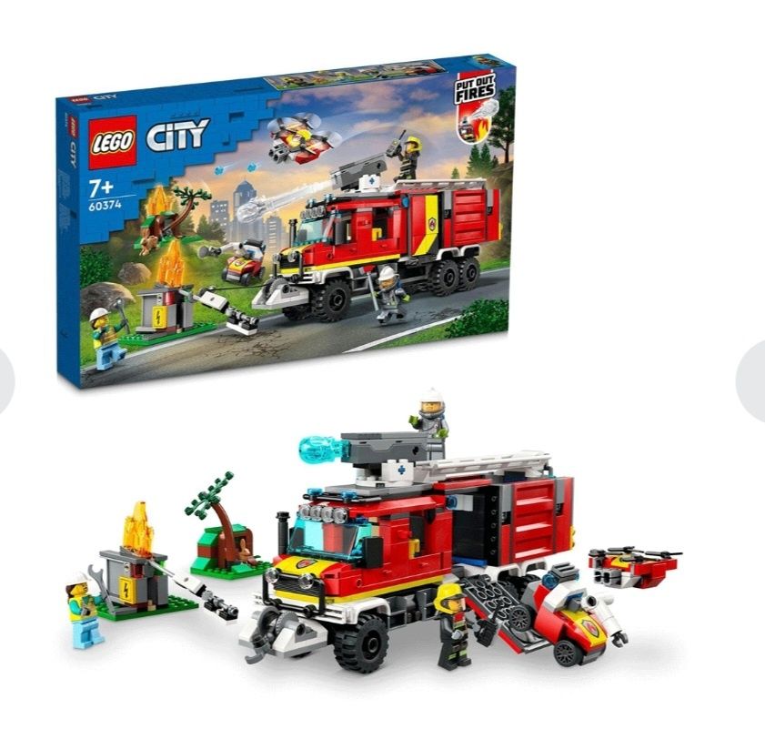 LEGO City: Masina unitatii de pompieri 60374, 7 ani+, 502 piese
4.50 d