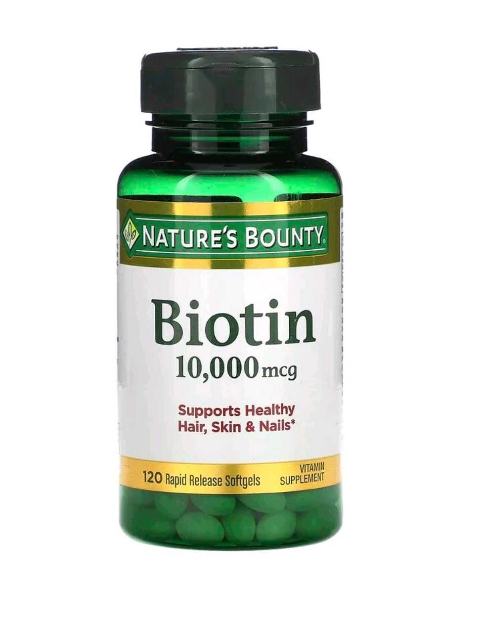 Natures baunty biotin 10000. Биотин 120 капсул
