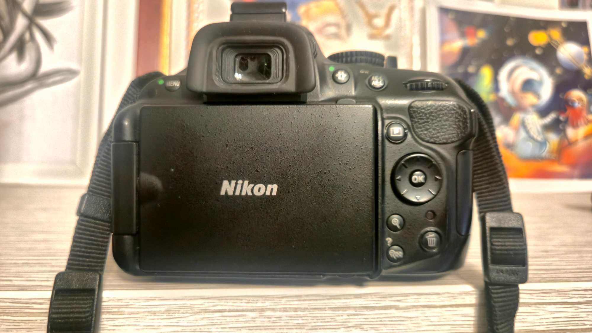Продавам фотоапарат Nikon D5200 + 2 обектива + чанта