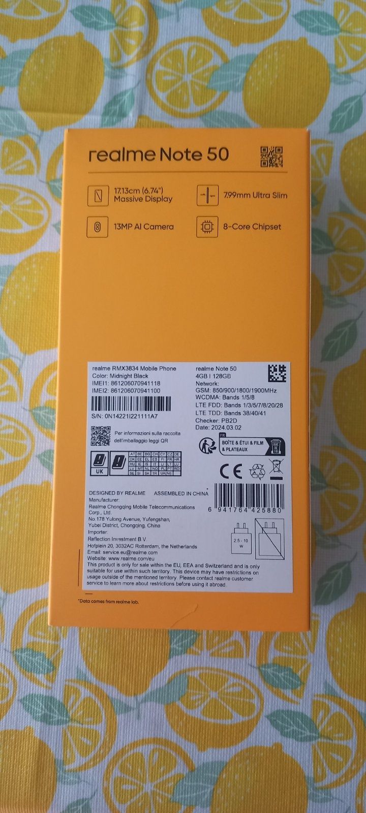 Телефон realme Note 50