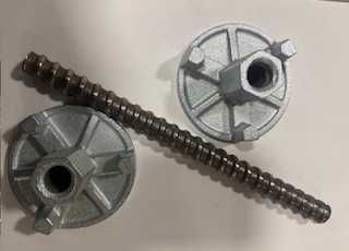 Тайроты гайка 90мм 3х рожковые комплект 1700тг опалубка ОЦИНКОВАННЫЙ