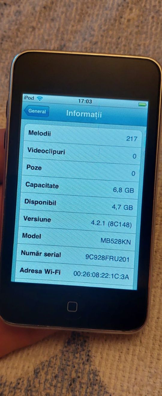 iPod 2 + FM Transmitter( funcționează perfect)