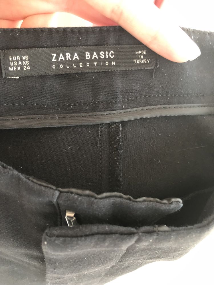 Дамски черен панталон ZARA