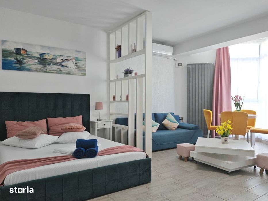 Studio modern Alezzi Beach Mamaia Sat | Etaj 6 | Aer conditionat