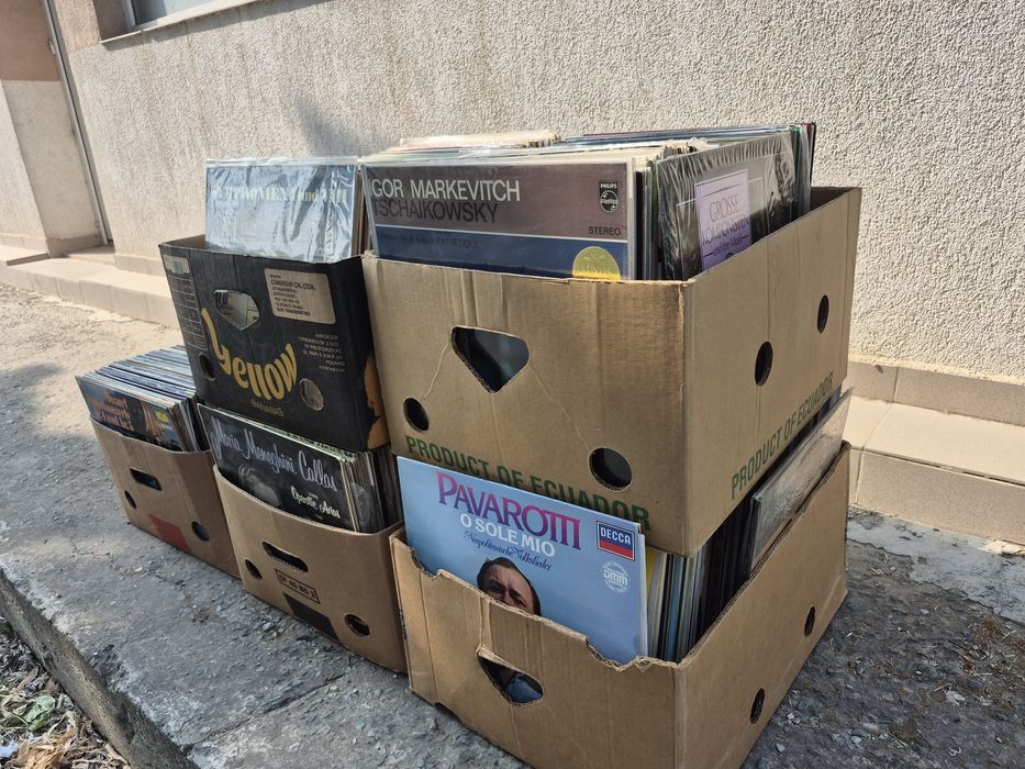 Vând  5000lp Discuri Vinil colectie muzica clasica compozitori celebri