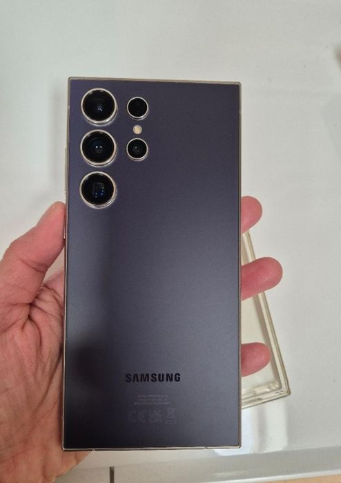 Telefon Samsung Galaxy S24 Ultra 256GB Titanium Violet ca nou, cu ga
