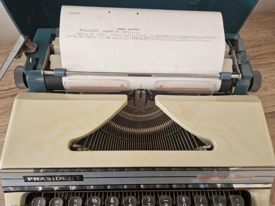 Prasident masina de scris