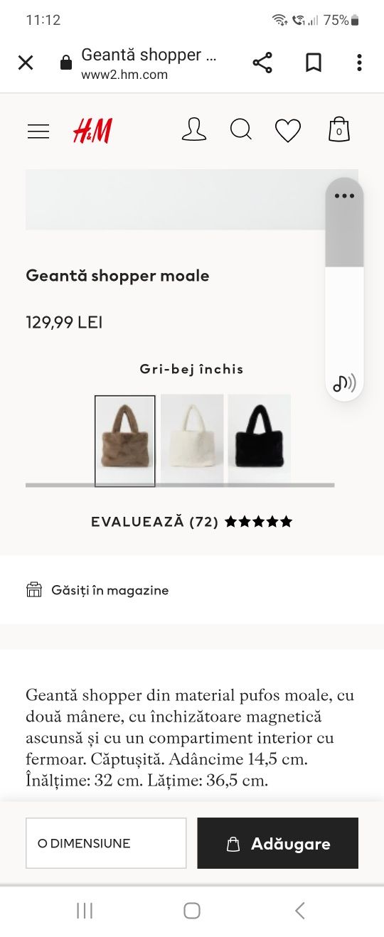 Geanta  shopper H&M
