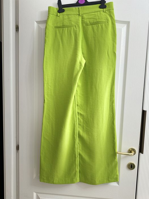 Pantaloni lungi Zara Lime