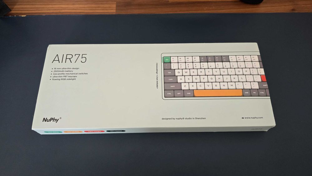 Tastatură mecanică low-profile NuPhy Air75 v1 – switchuri Brown