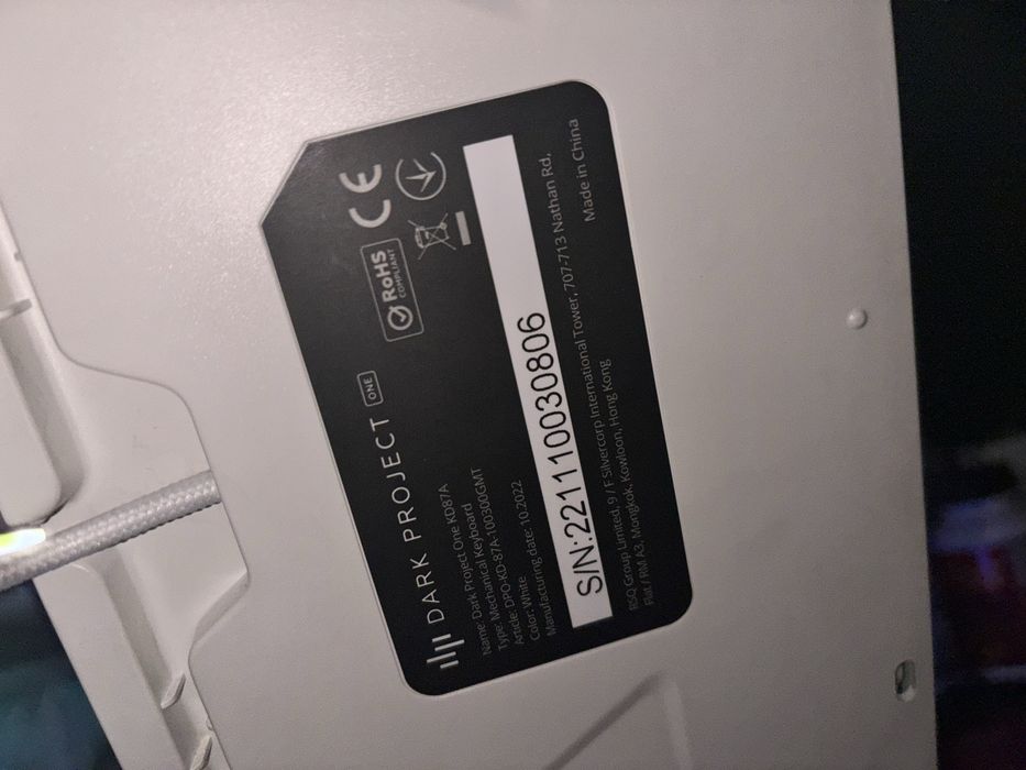 Клавиатура dark PROJECT KD87A