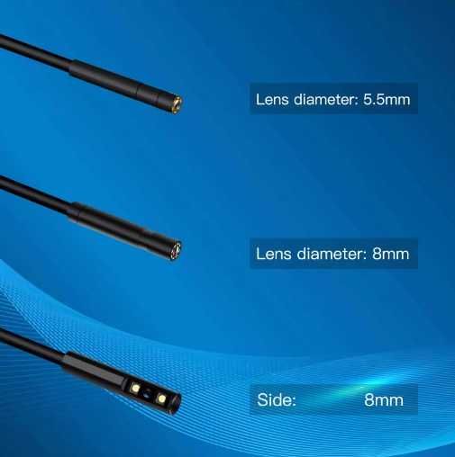 Endoscop Camera Auto, Casa, Cu Leduri, Cablu 5 M nou +factura