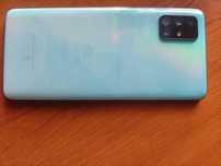 Samsung a71 cu folie pusă privacy și husă