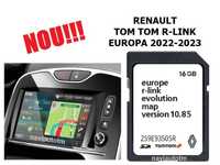 CARD navigatie 2022 Renault Clio Megane Fluence Carminat LIVE Rlink