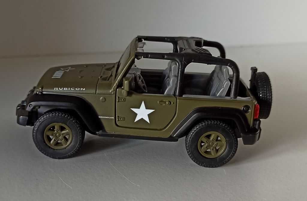 Macheta Jeep Wrangler Rubicon 2007 US Army - Welly 1/36