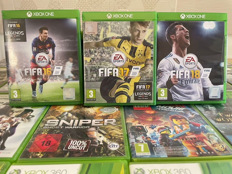 Joc Xbox 360 la prețuri diferite.