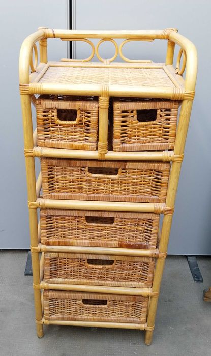 НАЙ ДОБРАТА ОФЕРТА 5 етажна Етажерка Стелаж Ратан