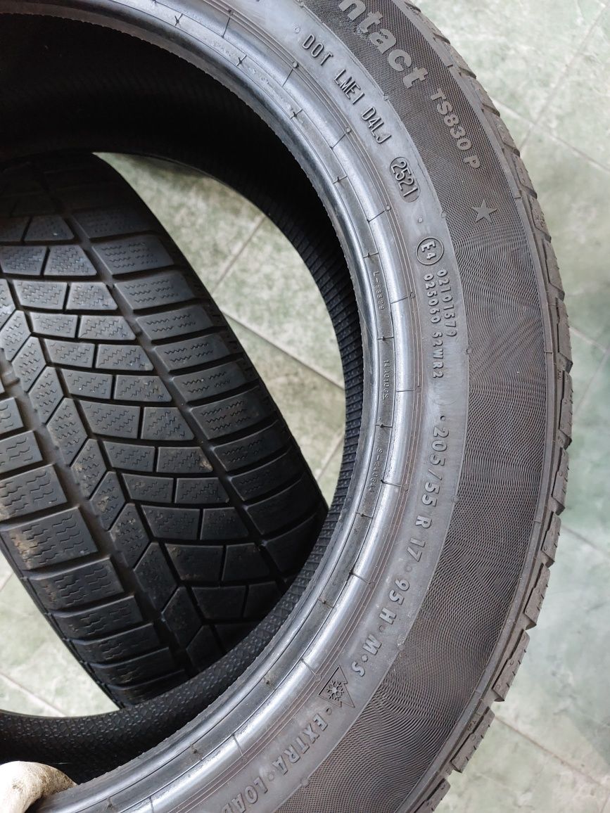 4 anvelope 205/55 R17 Continental runflat