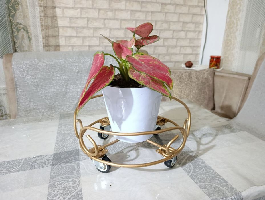 Металлические подставки под цветы.