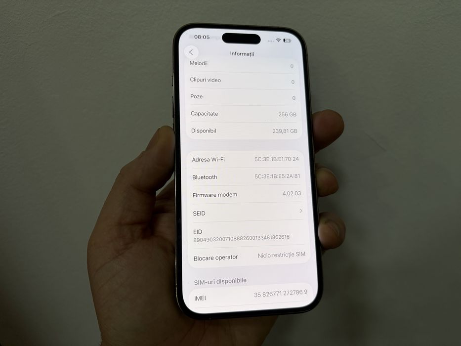 Iphone 14 Pro, 256 gb, Gold