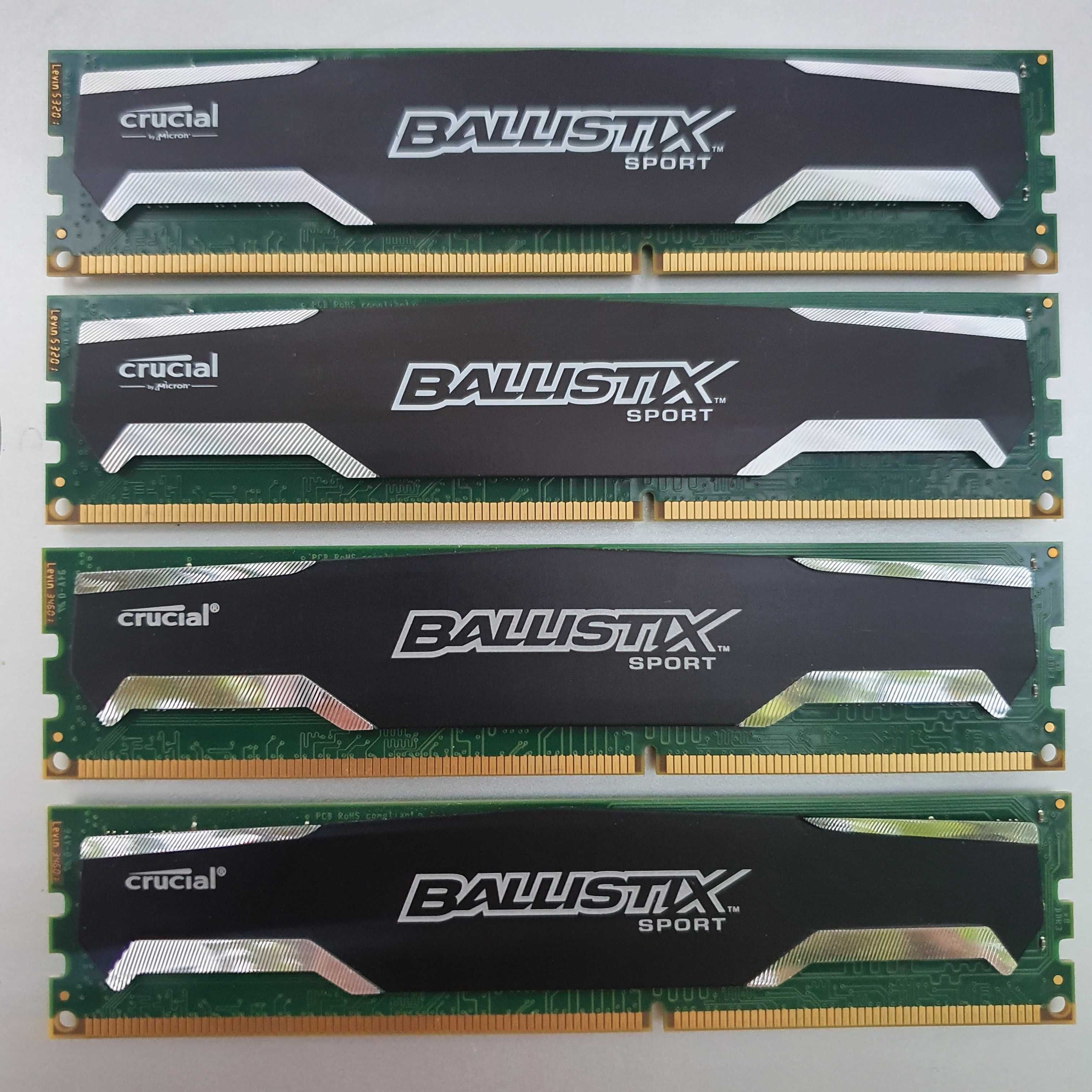 RAM памет 4 х 8 GB DDR3 Crucial Ballistix (за desktop PC)